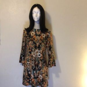 Paisley Print Dress